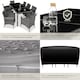 image 5 of Garden Furniture Set Almansa - 8 chairs, dining table, with protective cover | Grey | mottled grey/grey | 60 x 55 x 83 cm | 1