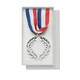 image 2 of MidOcean Winner Medal - Matt Silver - One Size