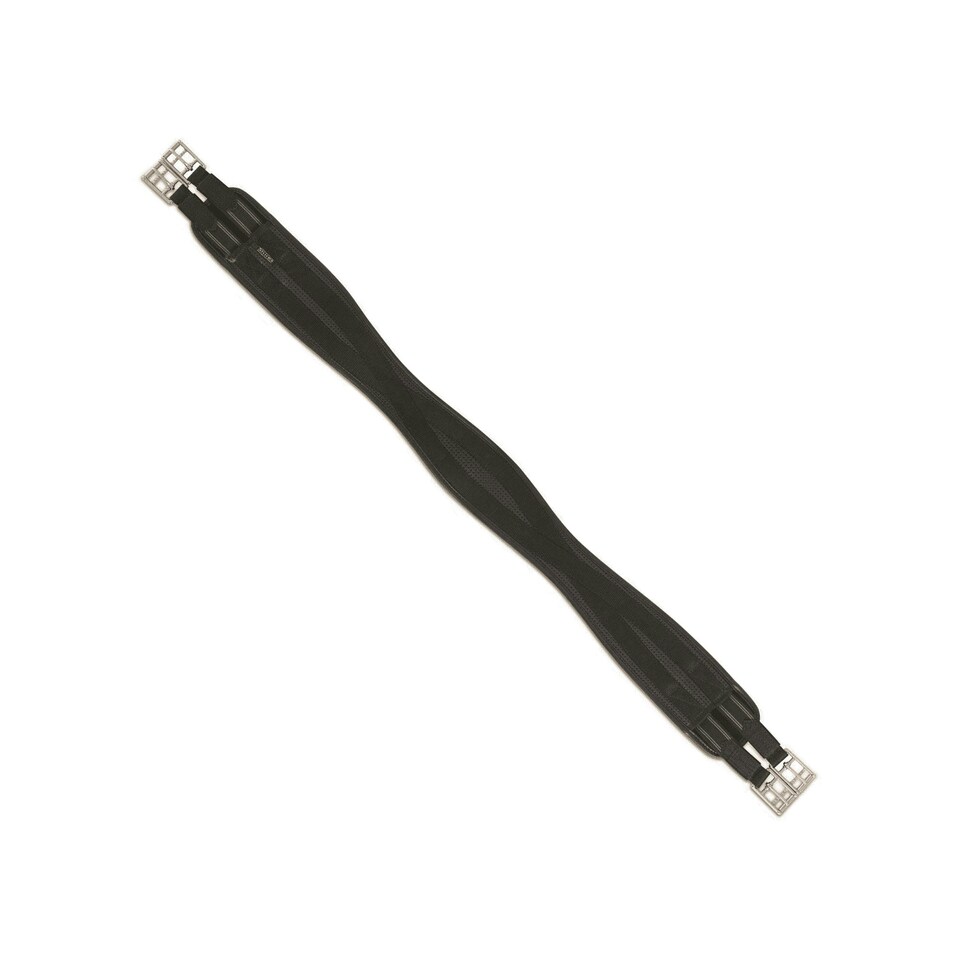 image 1 of Shires Anti-Chafe Elastic Horse Girth - Black - 52in