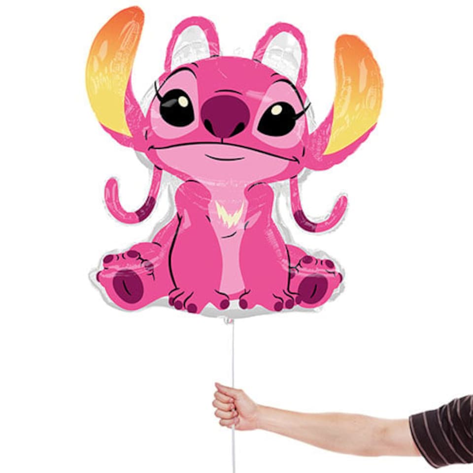 image 1 of Angel Lilo and Stitch Helium Foil Shaped Balloon 68cm / 27 in