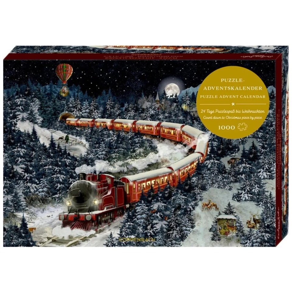 image 1 of Magical Winter Express Jigsaw Advent Calendar, Advent Calendars And Cards, Month To View, Family, Gift