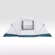 image 6 of Decathlon 4-person, 2-bedroom camping tent, Arpenaz 4.2, Fresh & Black