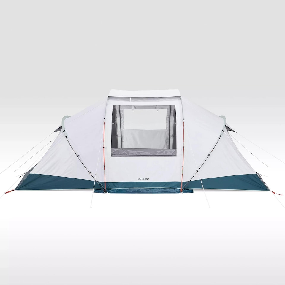 image 1 of Decathlon 4-person, 2-bedroom camping tent, Arpenaz 4.2, Fresh & Black