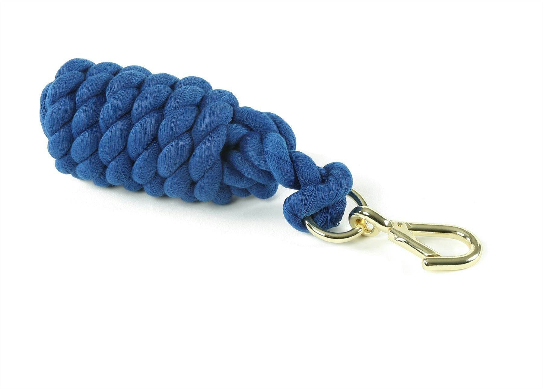Shires Plain Headcollar Lead Rope Blue Colour: Royal Blue Size: One Size