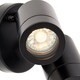 image 3 of Palin 2 Light Outdoor Spotlight Matt Black, Glass IP44, GU10