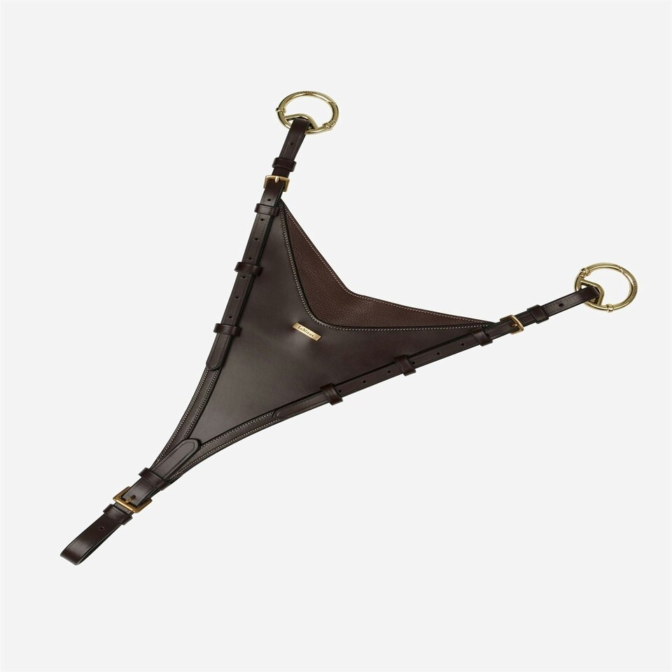 image 1 of LeMieux Bib Martingale Attachment Brown | Cob