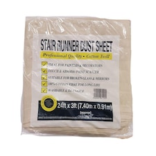 Cotton Twill Stair Runner Dust Sheet 24 x 3' | Multi | One Colour | One Size | 1