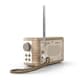 image 4 of Pure Classic Mini Portable Radio - Cotton White and Oak