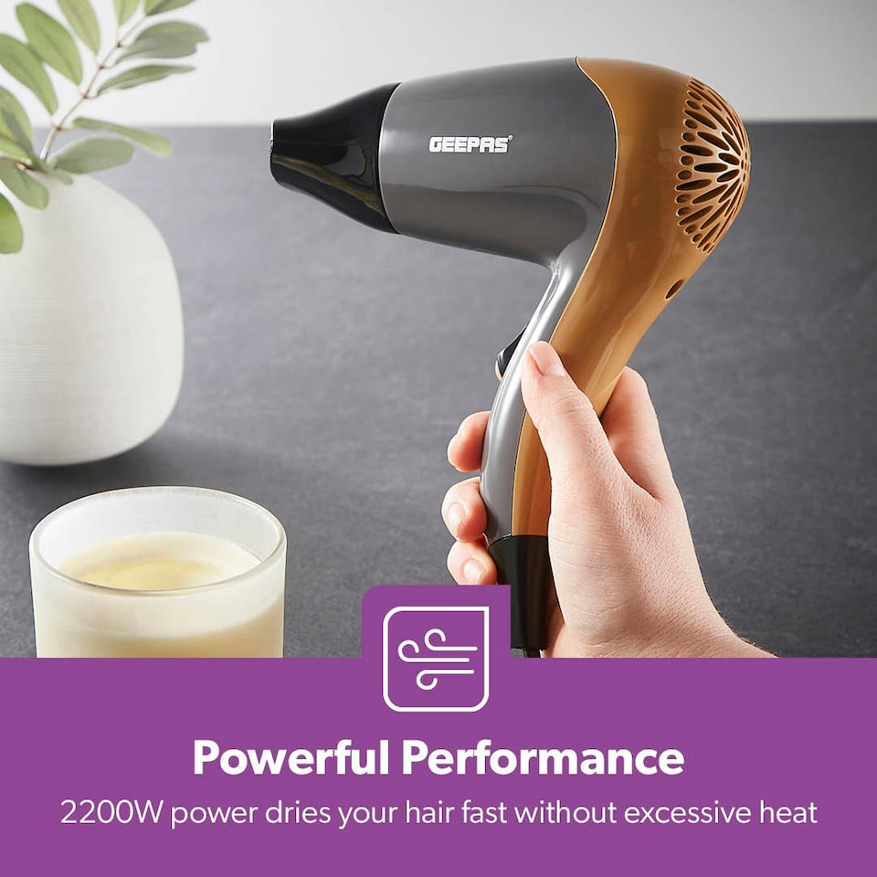 image 1 of GEEPAS 1200W Powerful Hair Dryer