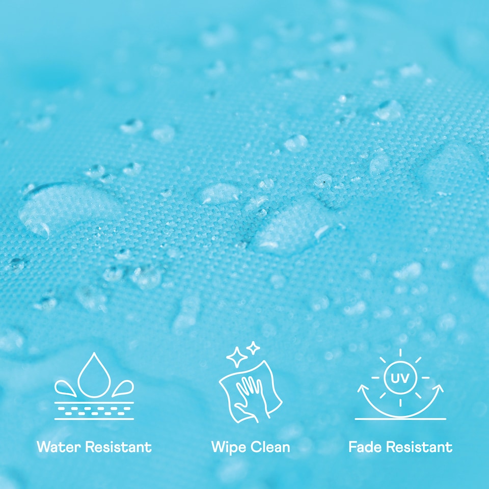 image 1 of icon Giant Indoor Outdoor Bean Bag Floor Cushion Aqua