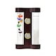 image 1 of Galileo Thermometer & Storm Glass -18cm Multi Col 5 bulb