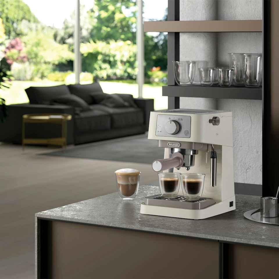 image 1 of Delonghi Bean to Cup Manual Coffee Machine, Stilosa