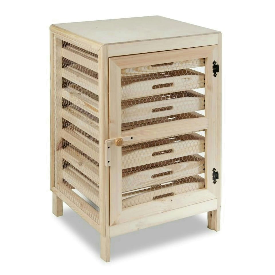 image 1 of Primrose Traditional Apple Storage Rack 13 Drawers H156cm x W55cm x D59cm