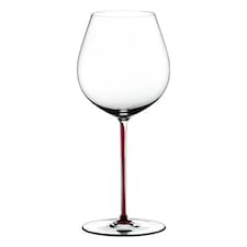 Riedel Hand Made Fatto A Mano Pinot Noir Nebbiolo Glass Dragon Red