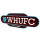 image 2 of West Ham United FC Retro Hanging Sign - Scarlet Red/White/Sky Blue - One Size