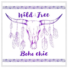 Boho chic (Picutre Frame) White | XL