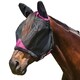image 1 of Weatherbeeta Comfitec Deluxe Mesh Durable Horse Fly Mask With Ears - Black/Purple - Mini
