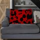 image 2 of Red Leopard Print (Blanket)