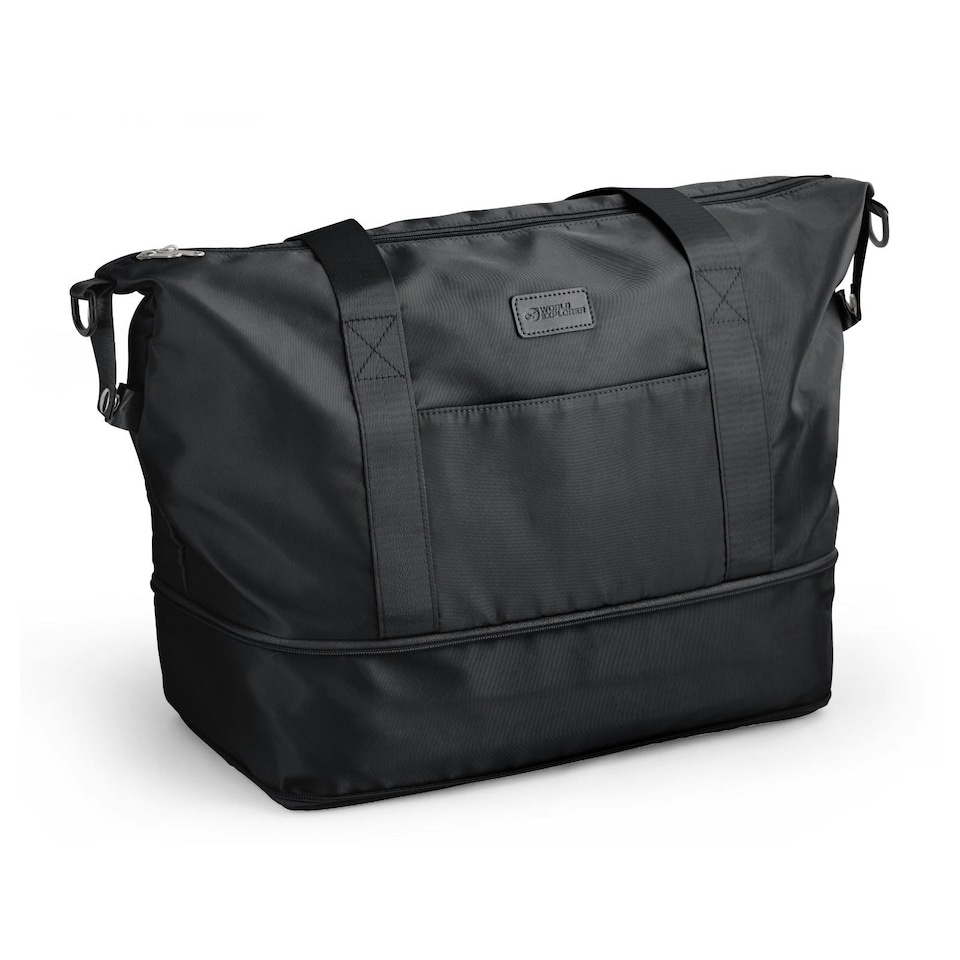 image 1 of Carry On Cabin Bag Underseat Folding Hand Luggage Ryanair Easyjet Travel Flight Grey