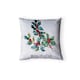 image 2 of BHS Christmas Holly Print Cushion, Green