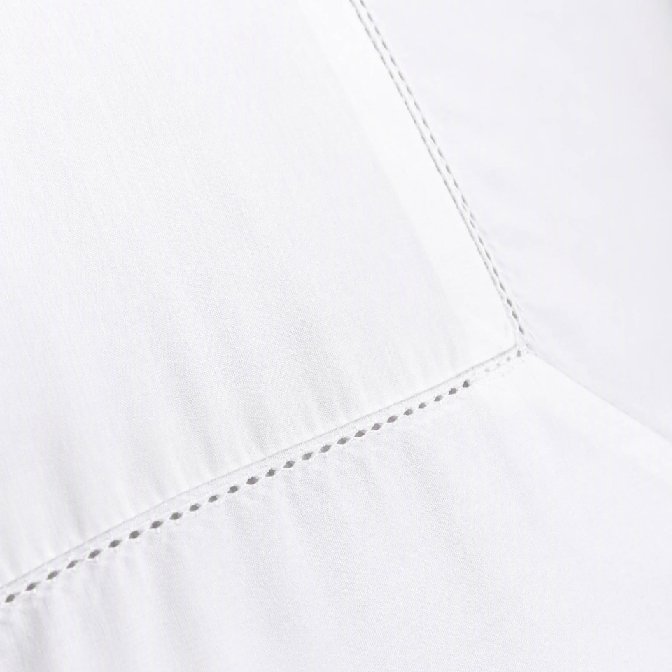 image 1 of Martex Embroidered Duvet Cover Set - White