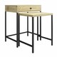 image 2 of Tamlin Nesting End Table Linseed Oak | Cream | Oak