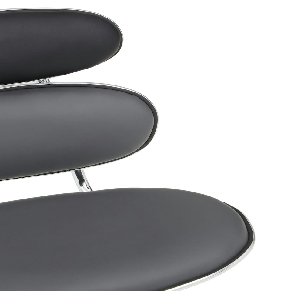 image 1 of Interiors by Premier Fran Black PU Home Office Chair