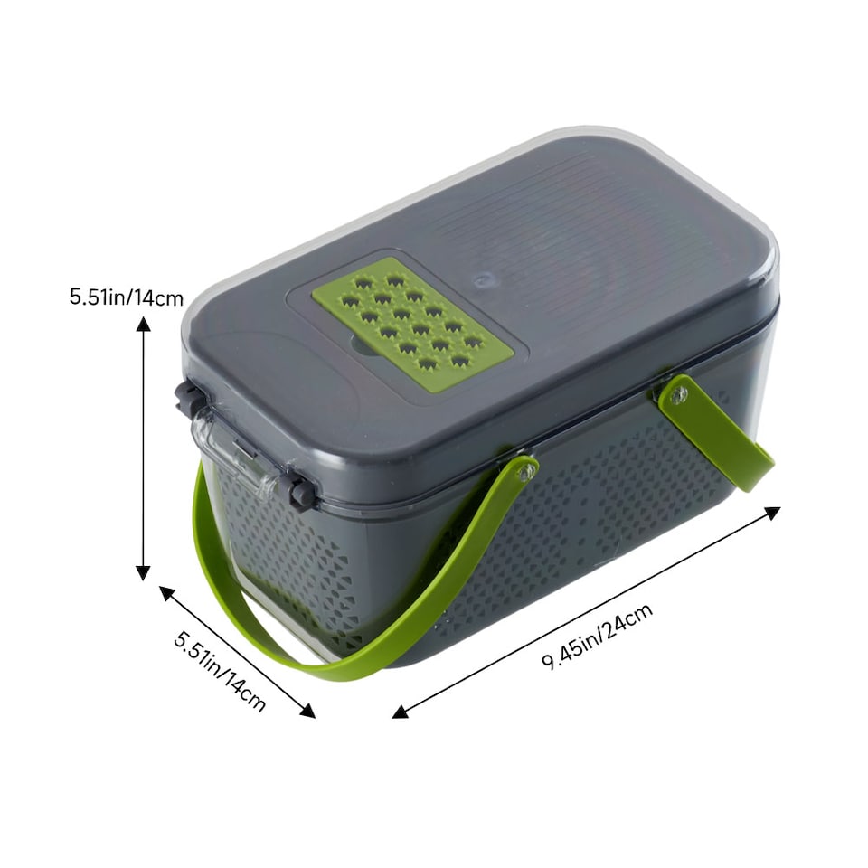 image 1 of Living and Home 22-in-1 Multi-Functional Kitchen Vegetable Chopper & Food Prep Set | Grey