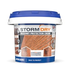 Stormdry Masonry Waterproofing Cream (3L) 25-Year BBA Approved Exterior Brick, Stone, Concrete, Stone, Mortar, Sandstone Sealer