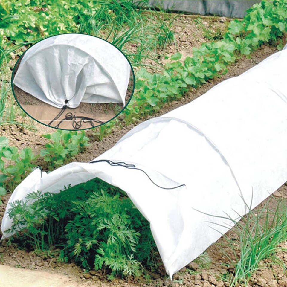 image 1 of KCT 3 Pack Fleece Grow Tunnel Allotment Greenhouse
