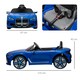 image 7 of HOMCOM BMW i4 Licensed 12V Kids Electric Ride-On Car w/ Remote Control - Blue