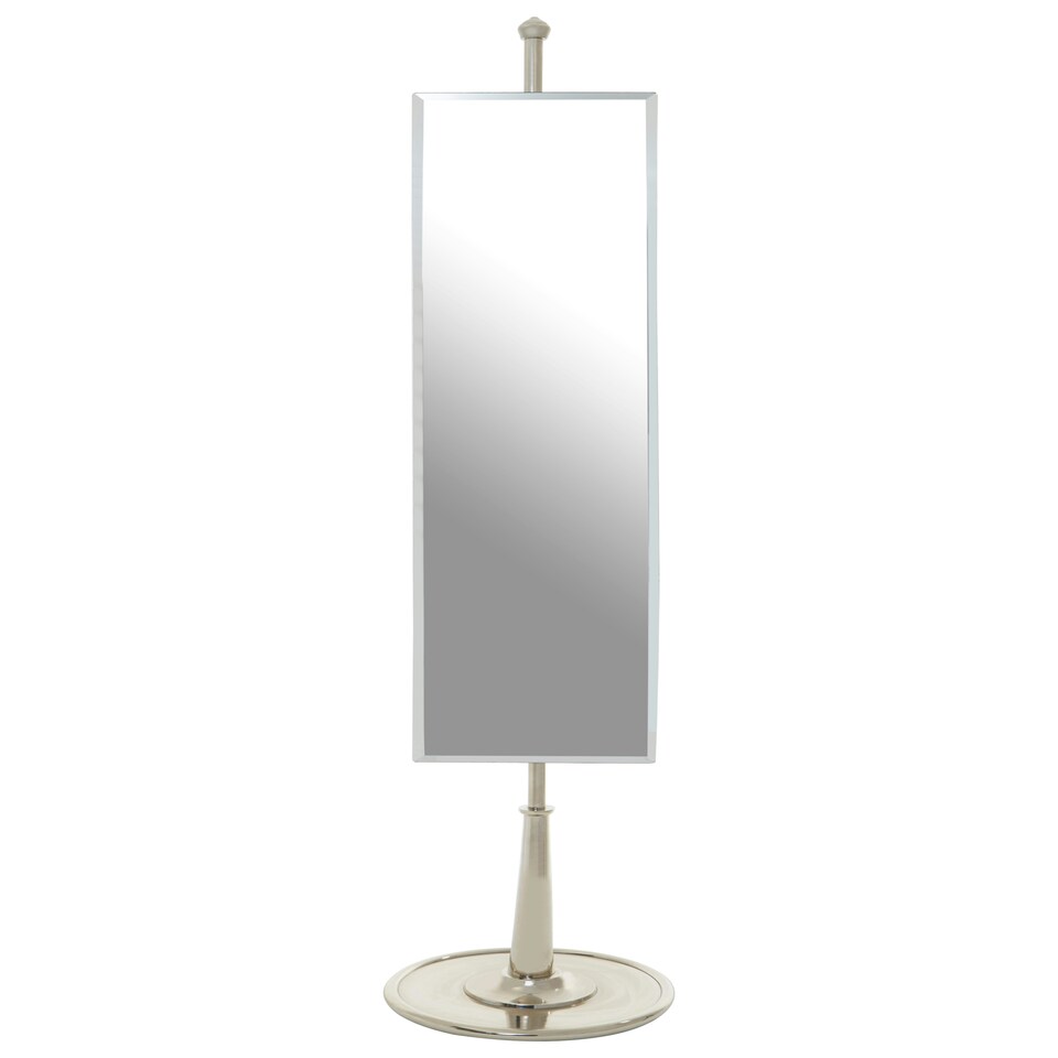 image 1 of Interiors By Premier Elegant Design Rectangular Mirror, Mid Century Hallway Mirror, Modern Mirror, Reflective Surface Mirror Silver