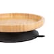 image 2 of Tiny Dining Round Bamboo Suction Plate - Beige