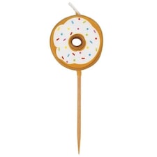 Donut Pick Birthday Candles - Pack of 6