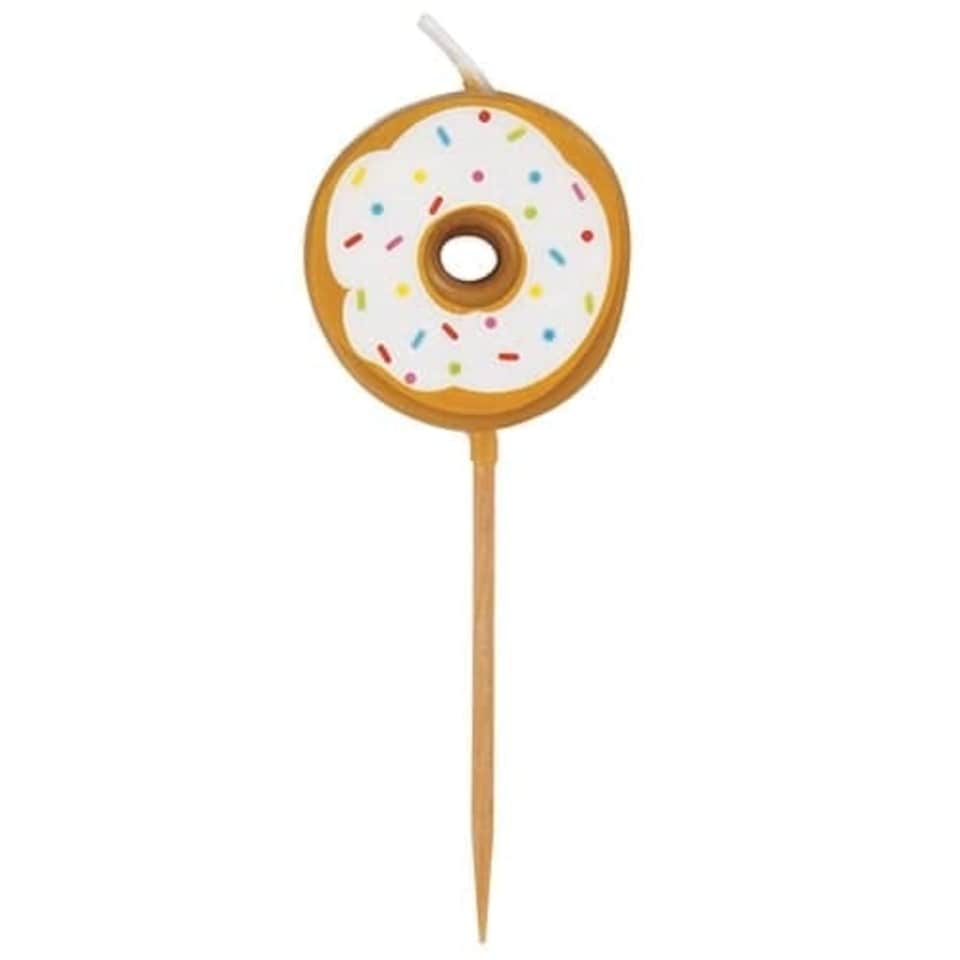 Donut Pick Birthday Candles - Pack of 6