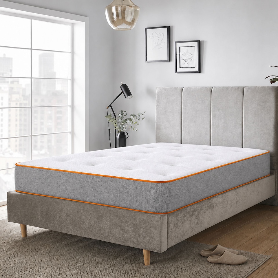 image 1 of ComfortCore 1000 Tufted Pocket Mattress for Single/Double/King Size Bed 9inch