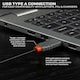 image 2 of 1m USB 2.0 Type A to Mini-B Cable, Anthra Line
