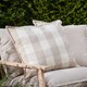 image 1 of Yard Chesil Check 100% Cotton Outdoor Cushion