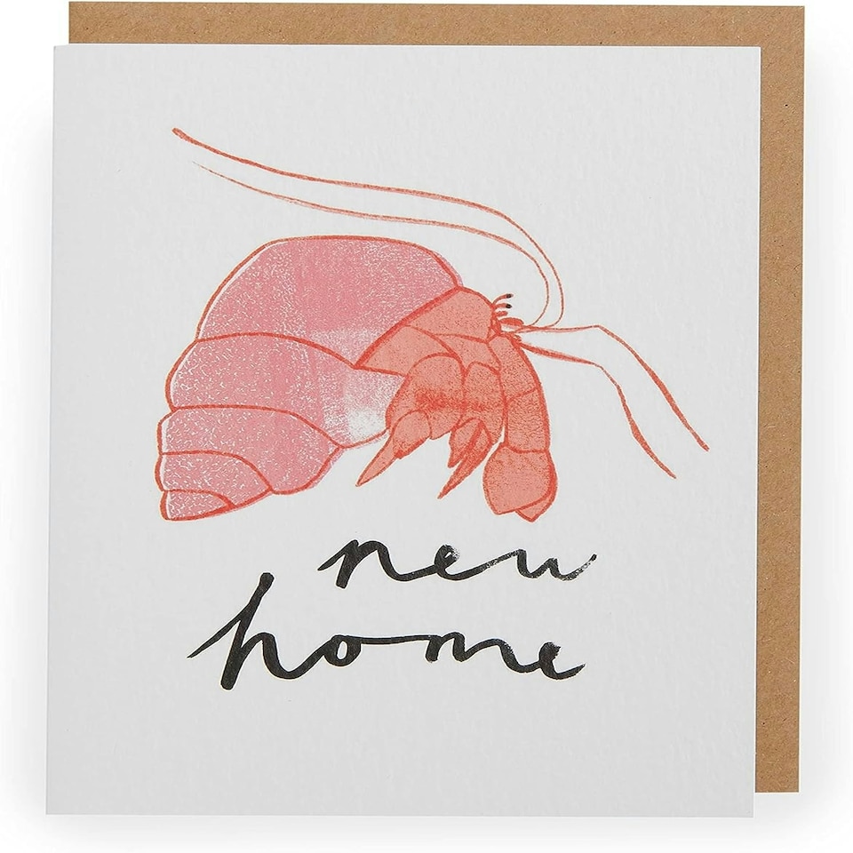 image 1 of Kindred New Home Crab Design Blank Greetings Card