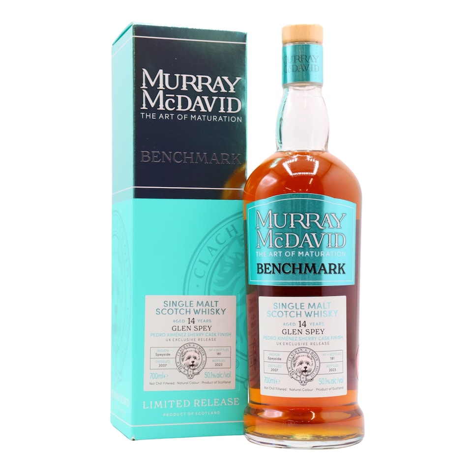 image 1 of Glen Spey - Murray McDavid Benchmark PX Sherry Cask 2007 14 year old Whisky (UK Exclusive) | Multi | Glen Spey - Murray McDavid Benchmark PX Sherry Cask - 2007 14 year old Whisky 70cl 50.1% ABV (UK Exclusive) | 1