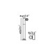 image 3 of Spy Outdoor LED Bollard Spotlight Lamp Dark Grey 6W H430 IP65