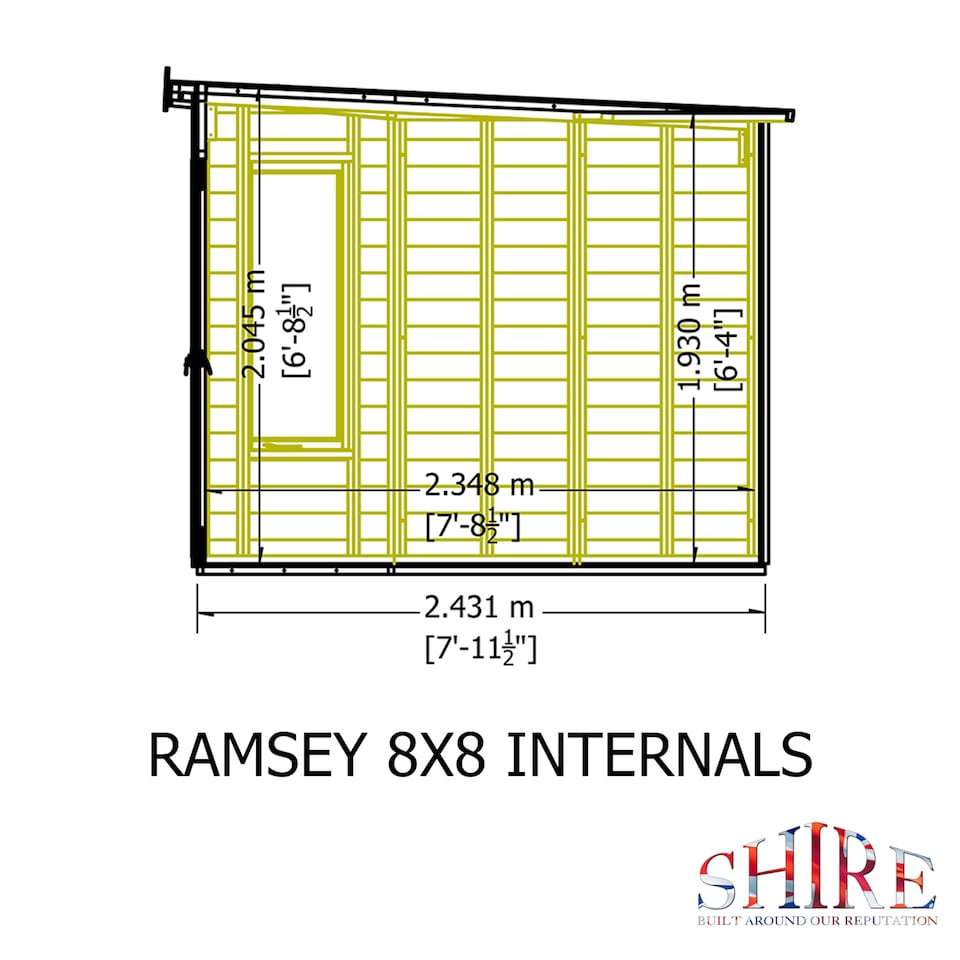 image 1 of Ramsey  8 x 8 Corner Summerhouse