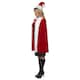 image 3 of Luxury Red Santa Claus Cape and Hat Ladies Fancy Dress Costume Accessories Kit