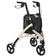image 1 of HOMCOM Lightweight Aluminium 3-Wheel Rollator with Adjustable Handle Storage Bag