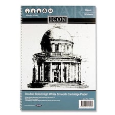 A3 90gsm 30 Sheets Spiral Sketch Pad by Icon