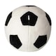 image 2 of Mumbles Zippie Football Plush Toy - White/Black - One Size (UTRW10548)