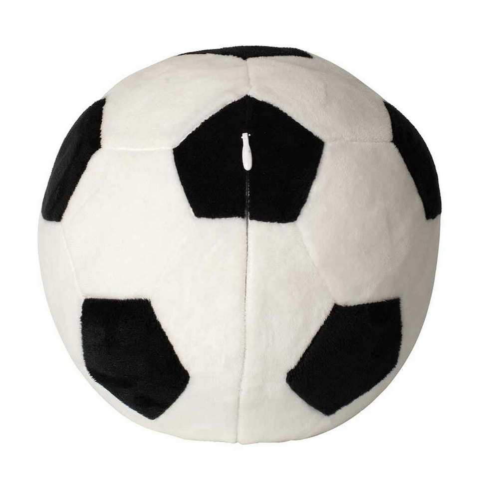 image 1 of Mumbles Zippie Football Plush Toy - White/Black - One Size (UTRW10548)