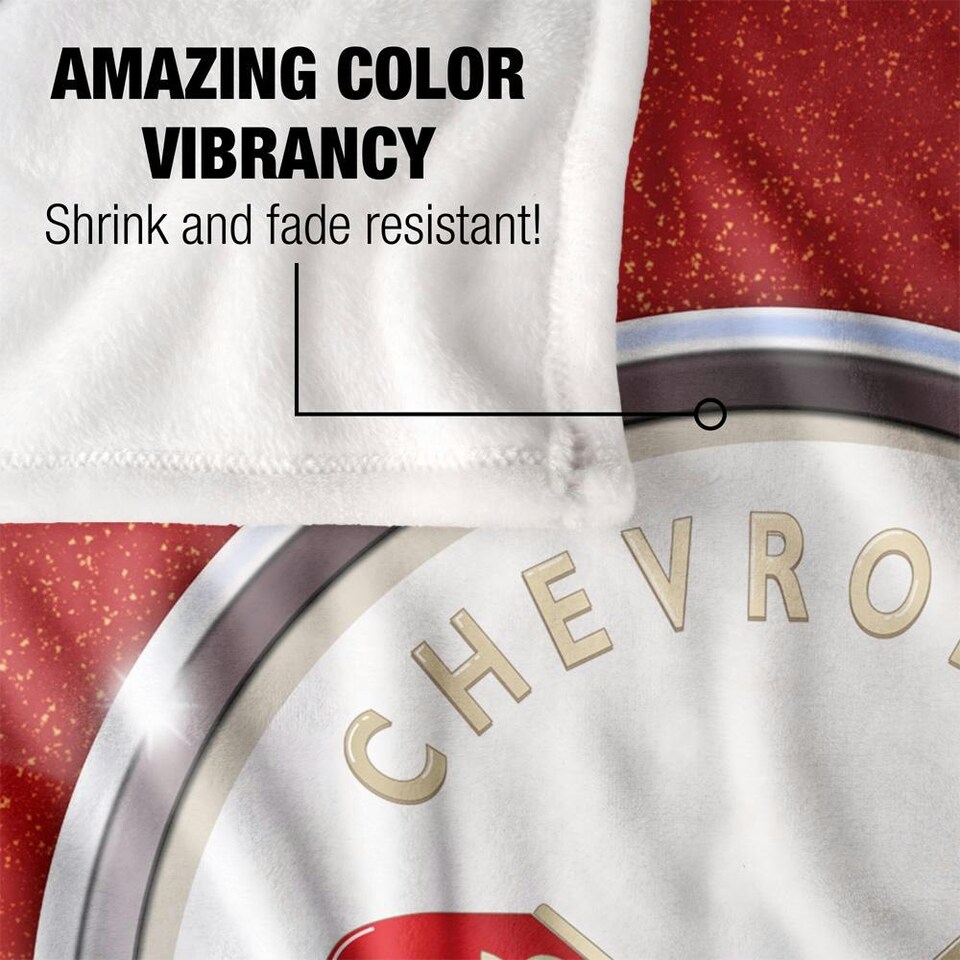 image 1 of Chevrolet Corvette Logo Blanket - Multicoloured - One Size