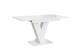image 5 of Extendable Dining Table White High Gloss Kitchen Table 120-160cm V Leg Seats 6 8 MASY