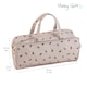 image 4 of Hobby Gift Knitting Storage Bag with Zipped Needle Case, Natural Bees